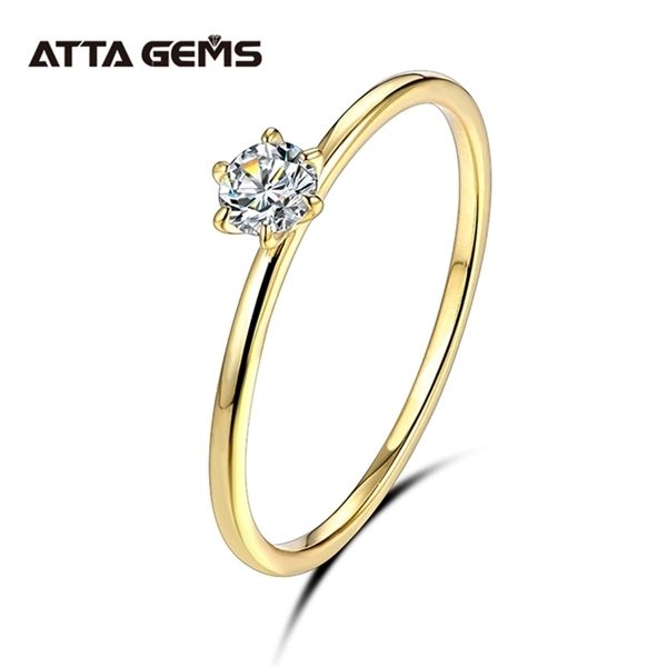 18k yellow gold ring for women 0.2ct test past d diamond solitaire wedding band engagement bridal 220210, Slivery;golden
18k yellow gold ring for women 0.2ct test past d diamond solitaire wedding band engagement bridal 220210, Slivery;golden