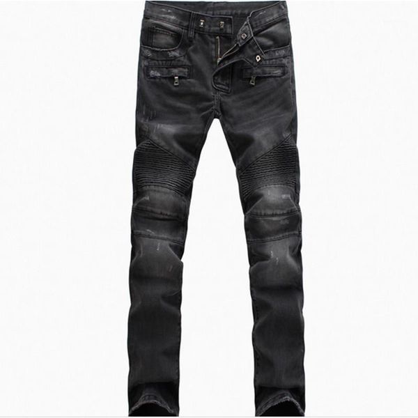 wholesale-new fashion jeans pleated ruched draped men biker jeans motorcycle scratched joggers pants denim trousers plus size 401, Blue
wholesale-new fashion jeans pleated ruched draped men biker jeans motorcycle scratched joggers pants denim trousers plus size 401, Blue