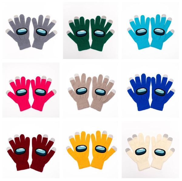 game among us touch screen gloves cute cartoon knitted glove winter warm full five fingers for kids adults mittens gloves telefinger e120707, White
game among us touch screen gloves cute cartoon knitted glove winter warm full five fingers for kids adults mittens gloves telefinger e120707, White