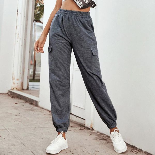 autumn women high waist trousers casual loose sports pants solid color streetwear sweatpants tracksuit pocket harem pants, Black;white
autumn women high waist trousers casual loose sports pants solid color streetwear sweatpants tracksuit pocket harem pants, Black;white