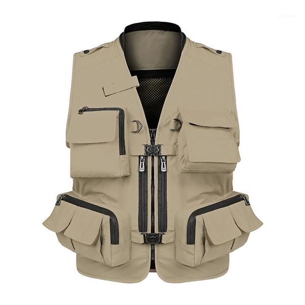 outdoor t-shirts mens work pography vest fishing mesh multi-pockets travel hiking waistcoat1, Gray;blue
outdoor t-shirts mens work pography vest fishing mesh multi-pockets travel hiking waistcoat1, Gray;blue