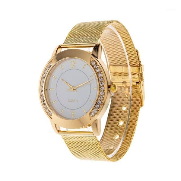 wristwatches fashion women crystal golden stainless steel analog quartz wrist watch women's watches #4d271, Slivery;brown
wristwatches fashion women crystal golden stainless steel analog quartz wrist watch women's watches #4d271, Slivery;brown