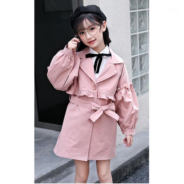 jackets girls solid ruffle coat outerwear girl long kids jacket with bow belt autumn winter children's costumes for girls1, Blue;gray
jackets girls solid ruffle coat outerwear girl long kids jacket with bow belt autumn winter children's costumes for girls1, Blue;gray