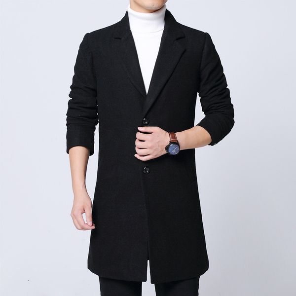 fy9001 men's autumn new pure black woolen youth casual suit collar windbreaker coat, Tan;black
fy9001 men's autumn new pure black woolen youth casual suit collar windbreaker coat, Tan;black