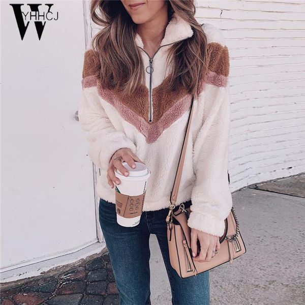 wyhhcj zipper pocket coat for women 2020 autumn warm soft jacket female outerwear button plush ladies casual winter overcoat, Black;brown
wyhhcj zipper pocket coat for women 2020 autumn warm soft jacket female outerwear button plush ladies casual winter overcoat, Black;brown