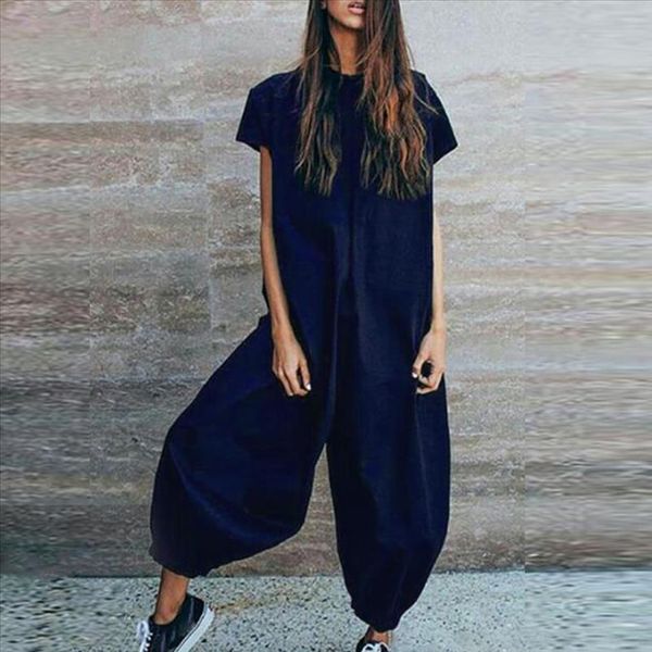 rompers womens jumpsuit o nec kline solid romper short sleeve zipper loose jumpsuit women summer overalls combinaison femme, Black;white
rompers womens jumpsuit o nec kline solid romper short sleeve zipper loose jumpsuit women summer overalls combinaison femme, Black;white
