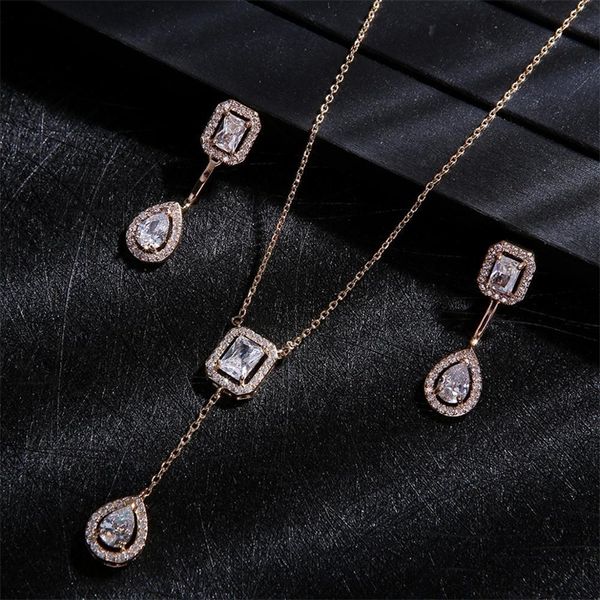 trendy wedding necklace earrings for women accessories full cubic zirconia bridal jewelry sets pendientes mujer moda d1308 201222, Slivery;crystal
trendy wedding necklace earrings for women accessories full cubic zirconia bridal jewelry sets pendientes mujer moda d1308 201222, Slivery;crystal