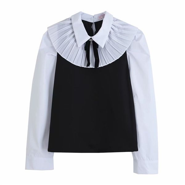 2021 new sweet women pleated turn down collar shirts fashion ladies diamonds button bow elegant female chic patchwork blouses t8to, White
2021 new sweet women pleated turn down collar shirts fashion ladies diamonds button bow elegant female chic patchwork blouses t8to, White