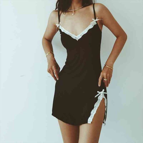 lace pajamas dress women solid suspender sleepwear v-neck spring summer home wear nightwear bath gown -xxl slit bow, Black;red
lace pajamas dress women solid suspender sleepwear v-neck spring summer home wear nightwear bath gown -xxl slit bow, Black;red