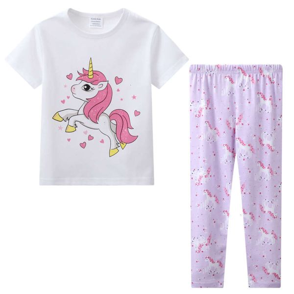 new children's clothing spring and summer girls' short sve trousers pajamas cartoon unicorn home suit, Blue;red
new children's clothing spring and summer girls' short sve trousers pajamas cartoon unicorn home suit, Blue;red