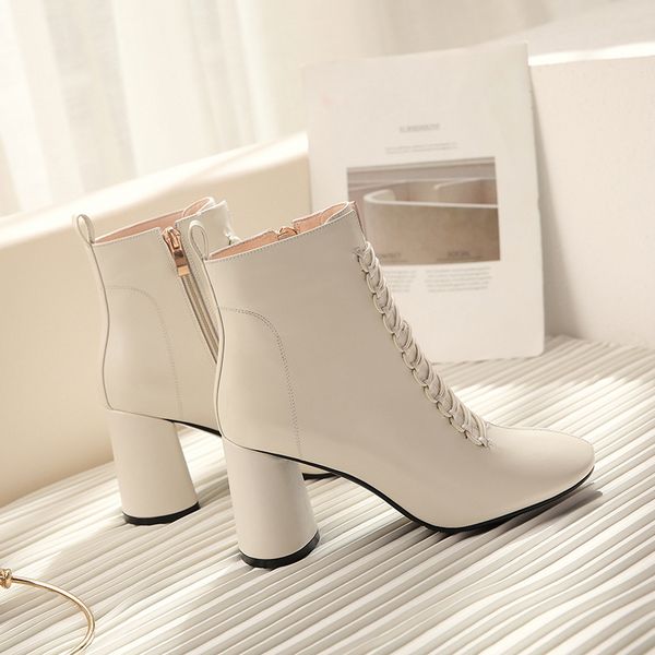 women's genuine leather ankle more size 22-26.5 cm long feet for women in high heels undefeated boots mujer zapatos 6ba5, Black
women's genuine leather ankle more size 22-26.5 cm long feet for women in high heels undefeated boots mujer zapatos 6ba5, Black