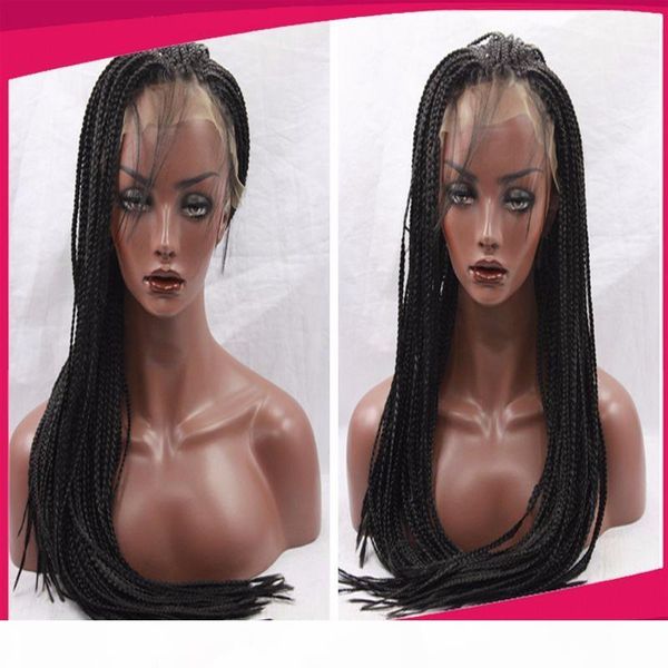 1b# black braiding full wigs for black woman synthetic lace front wigs with baby hair 150% high density braided hair
1b# black braiding full wigs for black woman synthetic lace front wigs with baby hair 150% high density braided hair