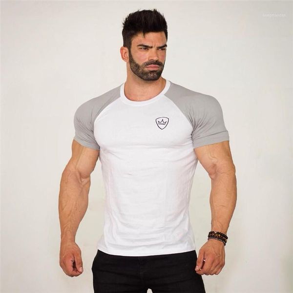 2018 new summer mens gyms casual t shirt fitness bodybuilding print tight fashion male short cotton clothing tee 5 color1, White;black
2018 new summer mens gyms casual t shirt fitness bodybuilding print tight fashion male short cotton clothing tee 5 color1, White;black