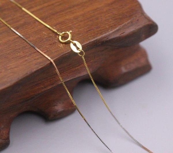 новые чистые солидные 18k mult-tone gold cultlacel 0.7 мм трехцветная коробка цепное ожерелье со ссылкой 17.71 "l, Silver
новые чистые солидные 18k mult-tone gold cultlacel 0.7 мм трехцветная коробка цепное ожерелье со ссылкой 17.71 "l, Silver