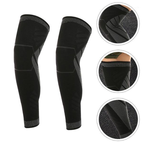 elbow & knee pads 2pcs cushion non-skid cover summer protective pad (black)1, Black;gray