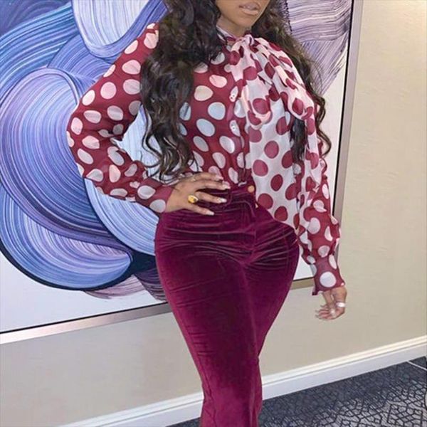 african women pokla dot blouse shirts summer 2020 vintage female blouse shirts elegant office lady work wear lace up, White
african women pokla dot blouse shirts summer 2020 vintage female blouse shirts elegant office lady work wear lace up, White