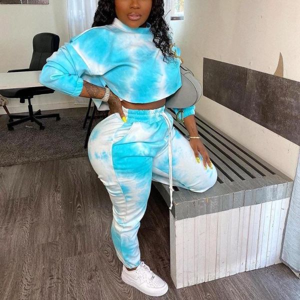 vavcy 2021 spring pant women set tie dye short sweatshirt + drawstring pant lounge club wear, Gray
vavcy 2021 spring pant women set tie dye short sweatshirt + drawstring pant lounge club wear, Gray