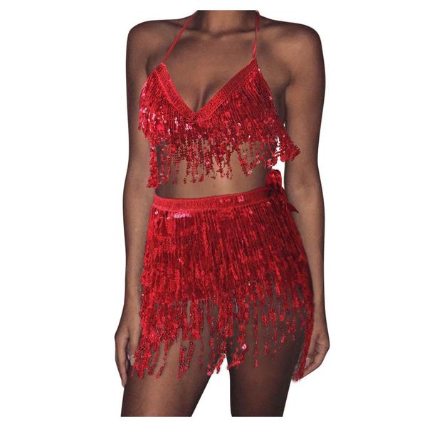 women sequin belly costume tassel wrap mini skirt set dress lady's nightclub dress women's mini tight simple temperament, Gray
women sequin belly costume tassel wrap mini skirt set dress lady's nightclub dress women's mini tight simple temperament, Gray