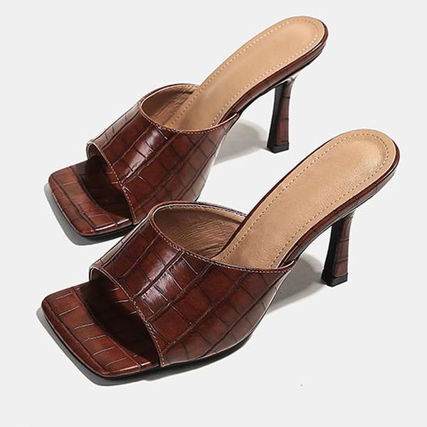 sandals 2021 summer fashion women's mules slippers square toe high heels outdoor roman ladies stiletto shoes dress, Black
sandals 2021 summer fashion women's mules slippers square toe high heels outdoor roman ladies stiletto shoes dress, Black