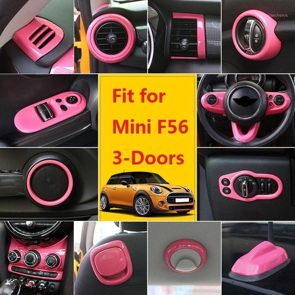 car interior styling pink air vent outlet cover speaker center console handle trim steering wheel panel for mini cooper f561
car interior styling pink air vent outlet cover speaker center console handle trim steering wheel panel for mini cooper f561