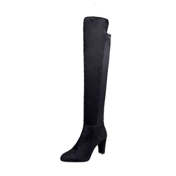 2021 new size 34-43 spring ladies over the knee boots female chamois thick long boot women's high heel shoes 8kwg, Black
2021 new size 34-43 spring ladies over the knee boots female chamois thick long boot women's high heel shoes 8kwg, Black