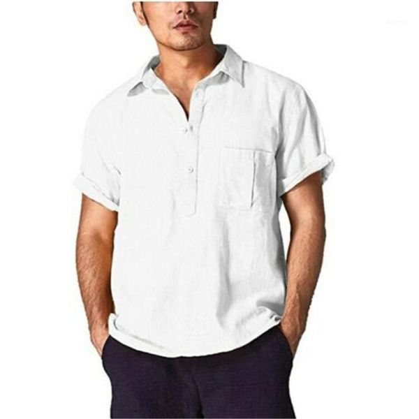 summer cool men turn down neck single breasted slim fit short sleeve solid muscle tee linen shirts male casual blouse1, White;black
summer cool men turn down neck single breasted slim fit short sleeve solid muscle tee linen shirts male casual blouse1, White;black