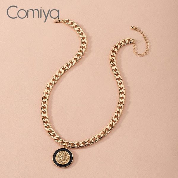 chains comiya necklaces for women gold color zinc alloy acrylic round shape pendant fashion accessories korean bijoux feminino necklace, Silver
chains comiya necklaces for women gold color zinc alloy acrylic round shape pendant fashion accessories korean bijoux feminino necklace, Silver