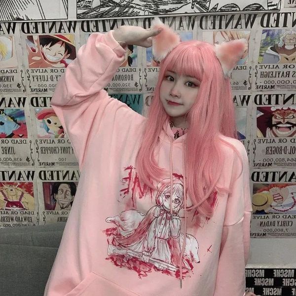 женские аниме с капюшоном женщины зима kawaii мода толстовка женщины хип-хоп с длинным рукавом печать топы старинные негабаритные милые капю, Black
женские аниме с капюшоном женщины зима kawaii мода толстовка женщины хип-хоп с длинным рукавом печать топы старинные негабаритные милые капю, Black