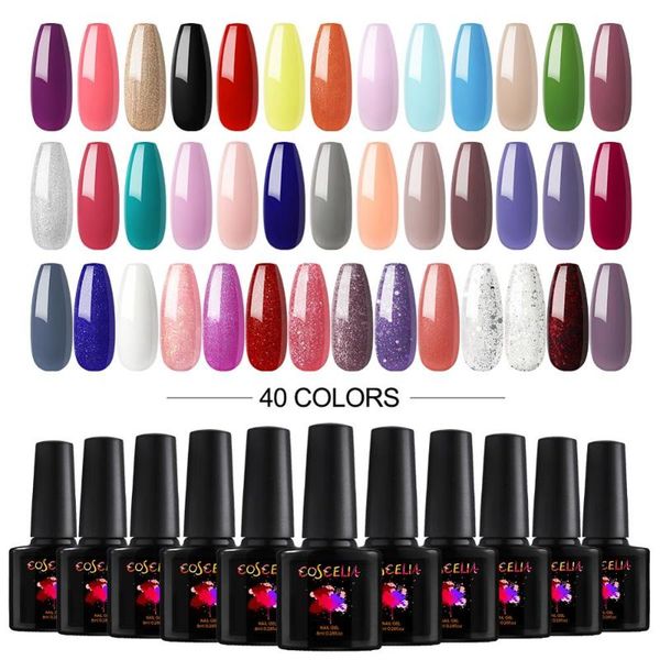 nail art kits coscelia 40 colors gel polish glitter set semi permanent uv led for manicure varnish soak off lacquer 
nail art kits coscelia 40 colors gel polish glitter set semi permanent uv led for manicure varnish soak off lacquer