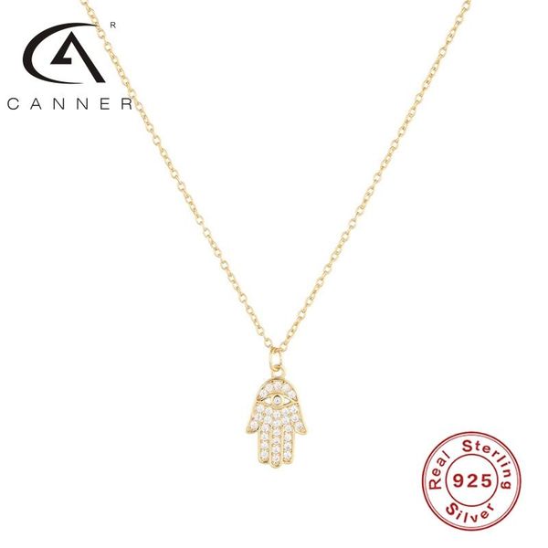 canner delicate necklace with sythetic cubic zircon stone inlay hand eyes plate 925 sterling silver women female chains choker
canner delicate necklace with sythetic cubic zircon stone inlay hand eyes plate 925 sterling silver women female chains choker