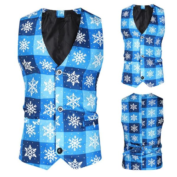 men's vests vest men 2021 autumn winter fashion casual 3d snowflake print christmas slim, Black;white
men's vests vest men 2021 autumn winter fashion casual 3d snowflake print christmas slim, Black;white