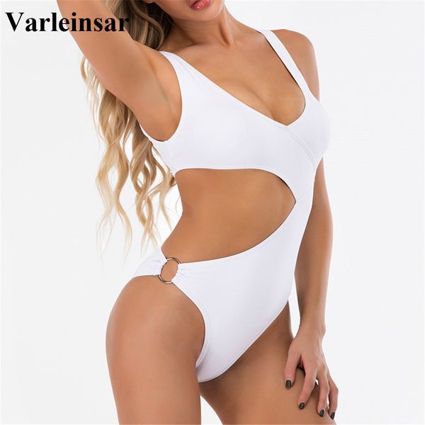 2020 new high leg cut out padded monokini one piece swimsuit women swimwear female bather bathing suit swim lady v2039 y200824, White;black
2020 new high leg cut out padded monokini one piece swimsuit women swimwear female bather bathing suit swim lady v2039 y200824, White;black