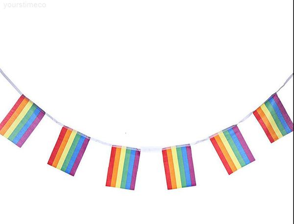 14x21cm 20 faces 5 meters long 8th rainbow string gay lara ktv bar hanging flag ju0451
14x21cm 20 faces 5 meters long 8th rainbow string gay lara ktv bar hanging flag ju0451