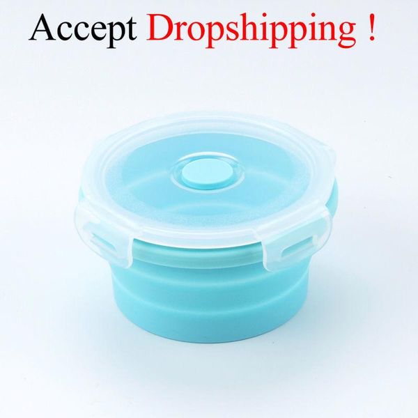 round silicone folding lunch box set microwave folding bowl portable container box salad snack bowl with lid
round silicone folding lunch box set microwave folding bowl portable container box salad snack bowl with lid