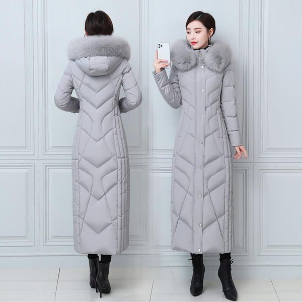 4xl 125cm royal ankle length fox skin with soft hood down fashion coats women's winter fur collar bigger bigger, er, Black
4xl 125cm royal ankle length fox skin with soft hood down fashion coats women's winter fur collar bigger bigger, er, Black