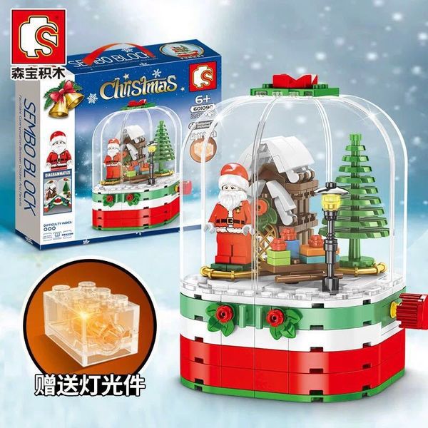 senbao christmas revolving house 601090 lighting creative building blocks children's gift decoration pieces assembled puzzle toys
senbao christmas revolving house 601090 lighting creative building blocks children's gift decoration pieces assembled puzzle toys