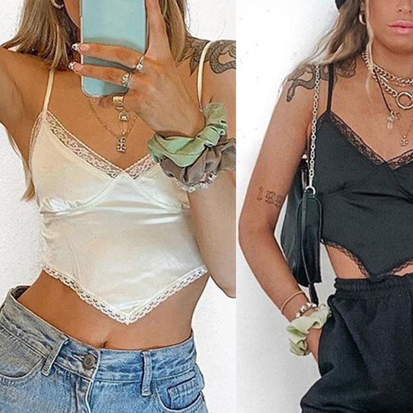 y2k fashion bandage lace trim cami e girl sweet spaghetti strap v neck backless crop streetwear party, White
y2k fashion bandage lace trim cami e girl sweet spaghetti strap v neck backless crop streetwear party, White