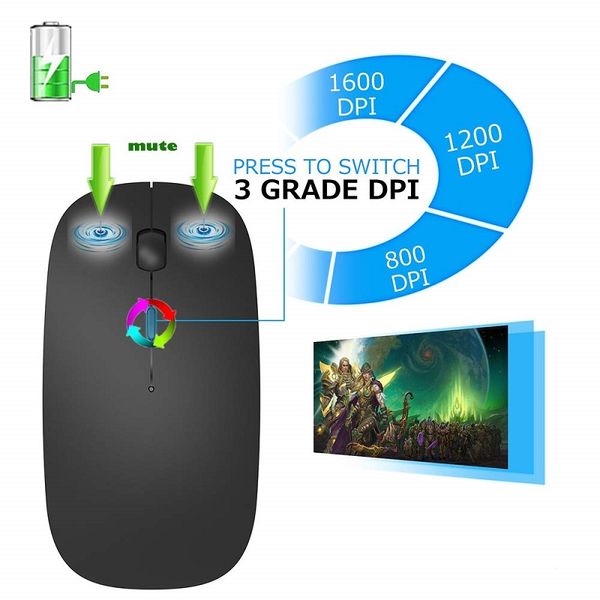 wireless dual mode 2 in 1 cordless bluetooth 5.0 + 2.4ghz mouse 1600 dpi ultra-thin ergonomic portable optical mice for pc
wireless dual mode 2 in 1 cordless bluetooth 5.0 + 2.4ghz mouse 1600 dpi ultra-thin ergonomic portable optical mice for pc