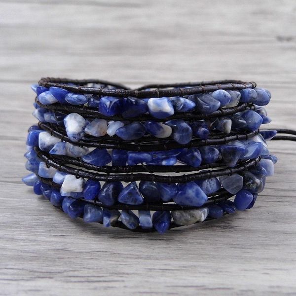 tennis blue vein stone gravel bead wrap bracelet natural chip beads 5rows stackable bracelets leather braided jewelry boho decor, Golden;silver
tennis blue vein stone gravel bead wrap bracelet natural chip beads 5rows stackable bracelets leather braided jewelry boho decor, Golden;silver