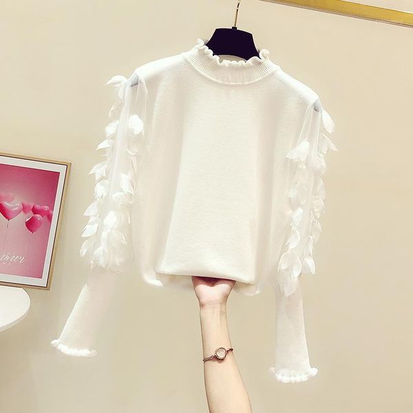 2020 autumn winter new slim base knitwear puff sleeve stitching tassel high collar sweater women solid loose sweaters coat femme1, White;black
2020 autumn winter new slim base knitwear puff sleeve stitching tassel high collar sweater women solid loose sweaters coat femme1, White;black