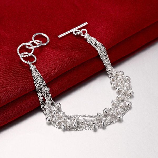 wholesale beads chain silver bracelets for women lady wedding fashion jewelry christmas gifts cute gift h030 h sqcblg, Black
wholesale beads chain silver bracelets for women lady wedding fashion jewelry christmas gifts cute gift h030 h sqcblg, Black
