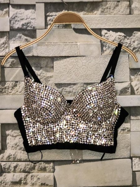 rhinestone bead bustier corset pearls diamond push up night club bralette women's new fashion bra cropped plus size1, White
rhinestone bead bustier corset pearls diamond push up night club bralette women's new fashion bra cropped plus size1, White