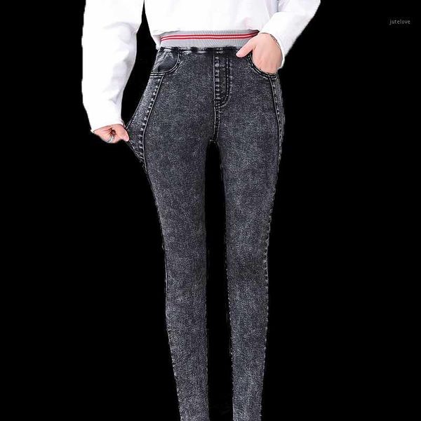 women jeans plus size casual elasticated waist high waist pant slim stretch cotton denim trousers for women blue black 26-401
women jeans plus size casual elasticated waist high waist pant slim stretch cotton denim trousers for women blue black 26-401