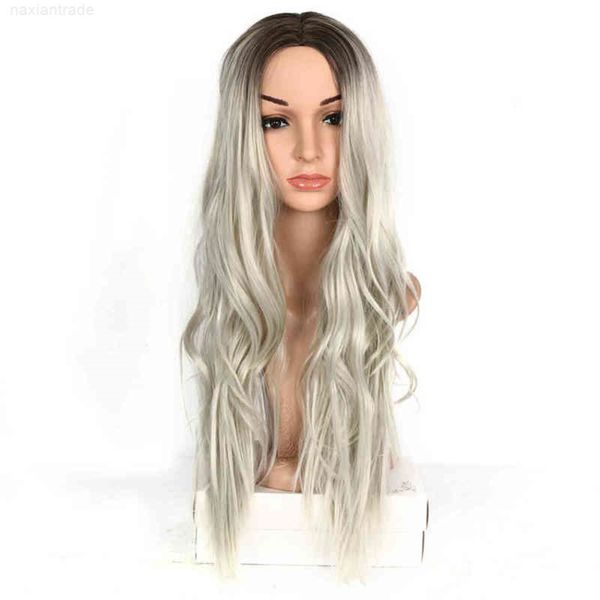 wig women's fashion black gray gradient long micro curl high temperature silk chemical fiber mechanism wig
wig women's fashion black gray gradient long micro curl high temperature silk chemical fiber mechanism wig