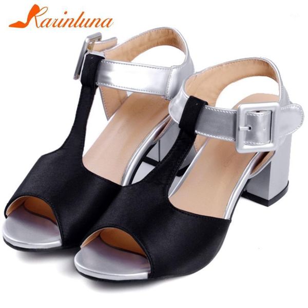 dress shoes karin brand female buckle strap office casual sandals peep toe mixed color high heel women summer woman1, Black
dress shoes karin brand female buckle strap office casual sandals peep toe mixed color high heel women summer woman1, Black