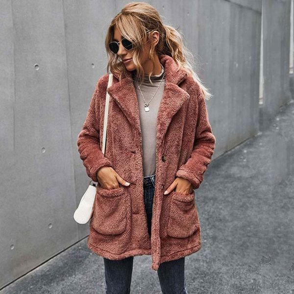 autumn faux fur coat women teddy coat ladies fluffy winter women long sleeve plush warm teddy jacket female, Black
autumn faux fur coat women teddy coat ladies fluffy winter women long sleeve plush warm teddy jacket female, Black