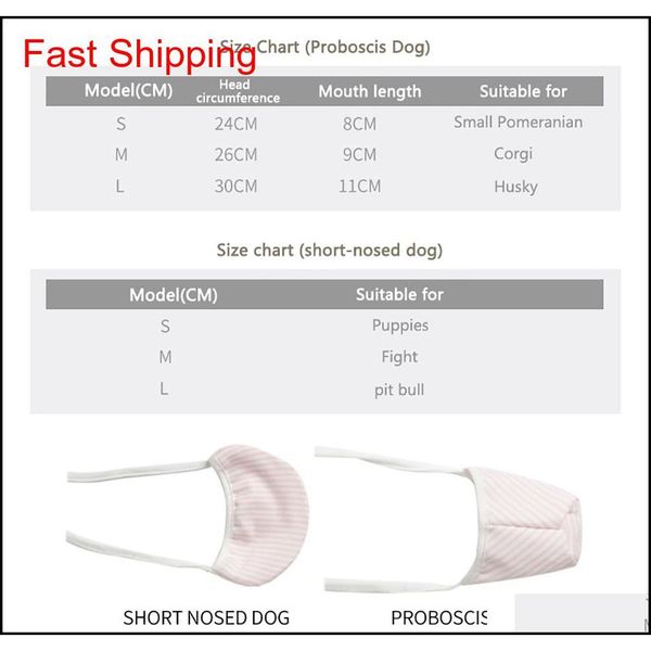 6pcs pet protective mask three-layer non-woven anti-fog breathable face mask for proboscis/short nosed dogs mouth qylzzz dh_seller2010
6pcs pet protective mask three-layer non-woven anti-fog breathable face mask for proboscis/short nosed dogs mouth qylzzz dh_seller2010