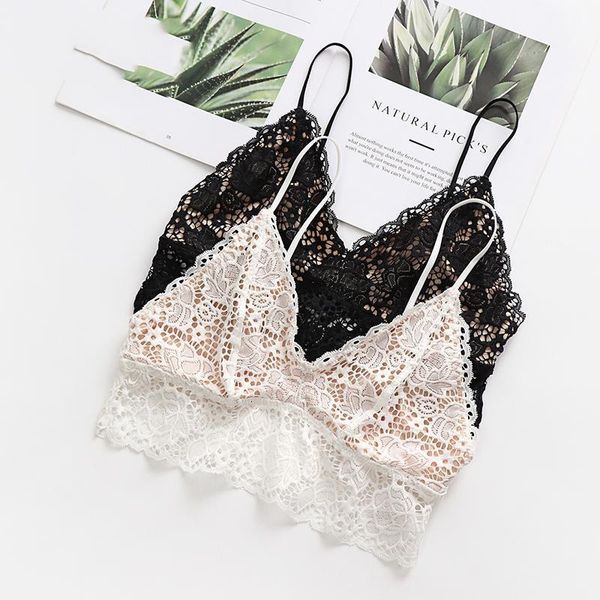 women strap lace crochet bralette bralet bra bustier crop camis black padded tank adjustable floral shoulder, White
women strap lace crochet bralette bralet bra bustier crop camis black padded tank adjustable floral shoulder, White