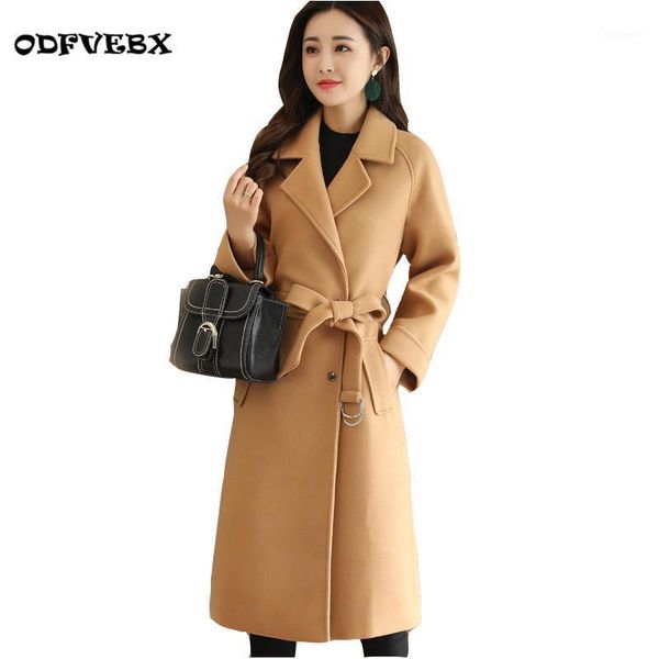 winter new woolen coat female fashion temperament lady large size medium long slim by cotton long sleeve woolen jacket odfvebx1, Black
winter new woolen coat female fashion temperament lady large size medium long slim by cotton long sleeve woolen jacket odfvebx1, Black