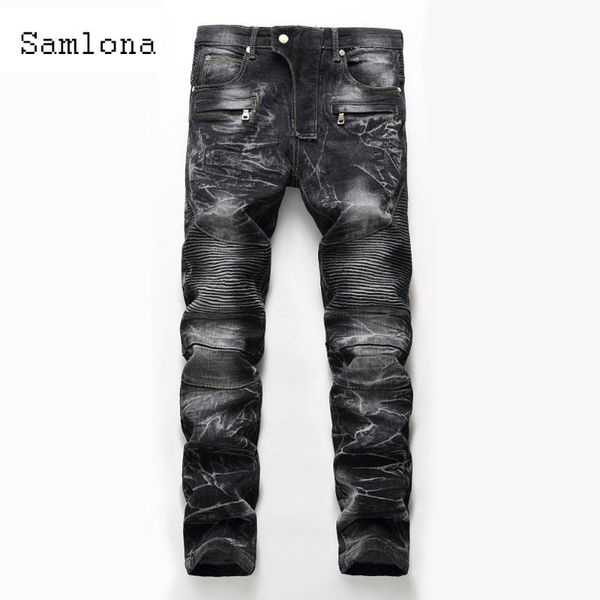 men jeans denim pants casual pantalon big size mens clothing fashion 2021 european and american style pleated demin trouser, Blue
men jeans denim pants casual pantalon big size mens clothing fashion 2021 european and american style pleated demin trouser, Blue